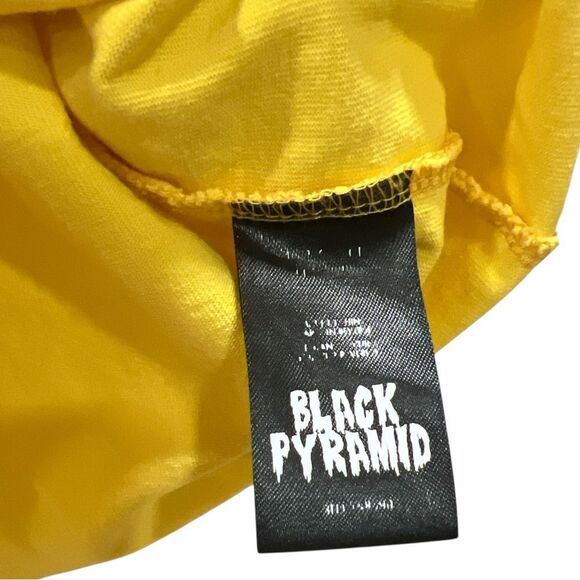 Black Pyramid x Palace Yellow Screen T-Shirt Size L - Picture 4 of 5